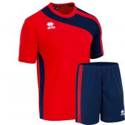 Errea, Set Bolton shirt+ short rosso/blu - Voetbaltenues