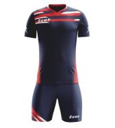 Zeusport, Kit Itaca blu-rosso-bianco - Voetbaltenues