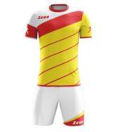 Zeusport, Kit Lybra  Giallo rosso - Voetbaltenues