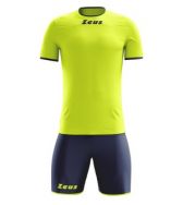 Zeusport, Kit Sticker  Giallo fluo blu - Voetbaltenues