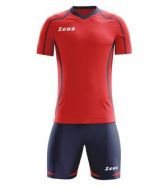 Zeusport, Kit Fauno M/C Rosso blu - Voetbaltenues