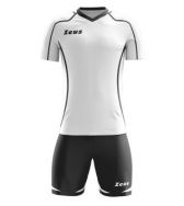 Zeusport, Kit Fauno M/C Bianco nero - Voetbaltenues