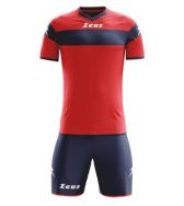 Zeusport, Kit Apollo rosso-blu - Voetbaltenues