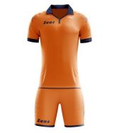 Zeusport, Kit Scorpion Arancio-nero - Voetbaltenues