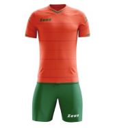 Zeusport, Kit Omega Arancio verde - Voetbaltenues