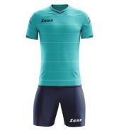 Zeusport, Kit Omega Aqua blu - Voetbaltenues