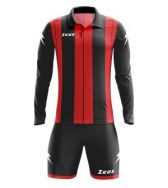 Zeusport, Kit Pitagora rosso-nero - Voetbaltenues