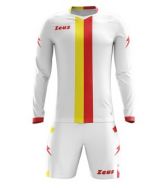 Zeusport, Kit B-nario Bianco-giallo-rosso - Voetbaltenues
