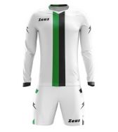 Zeusport, Kit B-nario Bianco-Nero-Verde - Voetbaltenues