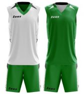 Zeusport, Kit Jam verde-bianco - Basketbal