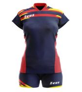 Zeusport, Kit Itaca Donna Blu rosso - Volleybal