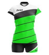 Zeusport, Kit Lybra Donna Verde nero - Volleybal