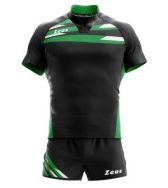Zeusport, Kit Eagle Nero verde  bianco - Rugby