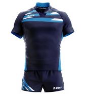 Zeusport, Kit Eagle Bianco blu royal - Rugby