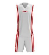 Zeusport, KIT BASKET BOZO bianco-rosso - Basketbal