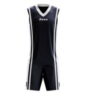 Zeusport, KIT BASKET BOZO blu bianco - Basketbal