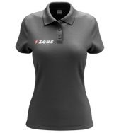 Zeusport, Polo Promo Woman Dark grey - PADEL lijn