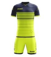 Zeusport, Kit Elios new giallofluo-blu - Voetbaltenues