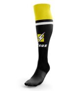 Zeusport, Calza United nero-giallo-bianco - Sokken