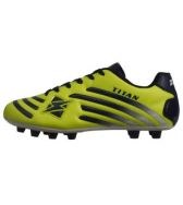 Zeusport, Scarpa Titan PU Giallofluo-blu - Voetbalschoenen (gras)