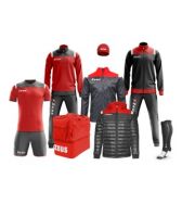 Zeusport, Box Kit Vesuvio Grigio-scuro tang red - Box kit