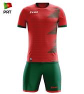 Zeusport, Kit Mundial rosso-verde (por) - Voetbaltenues
