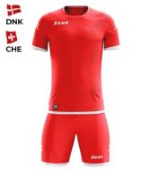 Zeusport, Kit Mundial rosso-rosso (den/zwi) - Voetbaltenues