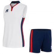 Errea, KIt Helens Volleybal white-navy-red - Volleybal