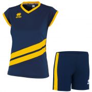 Errea, Kit Jens Volley navy-yellow - Volleybal