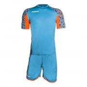 Gems, KIt Westham celeste-aranciofluo - Voetbaltenues