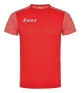 Zeusport, T-shirt Click rosso - Trainingskleding