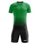 Zeusport, Kit Orion verde-nero - Voetbaltenues