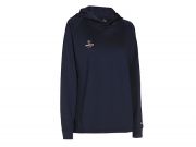 Patrick, EXCL115W SWEATER WITH HOOD WOMEN SHAPE Navy - Exclusive collection