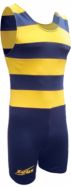 Zeusport, BODY LYCRA GIALLO-BLU - Running