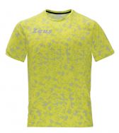 Zeusport, T-shirt Pixel Giallofluo - Trainingskleding