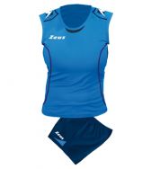 Zeusport, Kit Volley Donna Fauno Royal-Blu - Volleybal