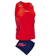 Zeusport, Kit Running Fauno Rosso-Blu - Running