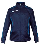 Zeusport, K-way Fauno con Zip Blu=Royal - Regenkleding