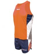 Zeusport, KIT BRUNO Bianco/blu/arancio/grigio - Running