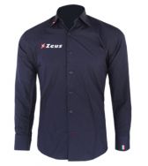 Zeusport, Camicia Uomo Blu - Free Time 