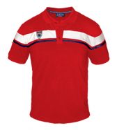 Zeusport, Polo Archille Rosso-bianco-blu - Free Time 