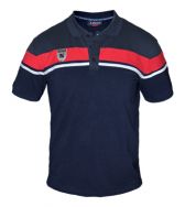 Zeusport, Polo Archille Blu-rosso-bianco - Free Time 