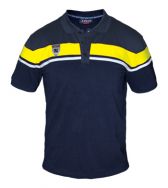 Zeusport, Polo Archille Blu-giallo-bianco - Free Time 