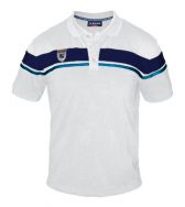 Zeusport, Polo Archille Bianco-bly-royal - Free Time 