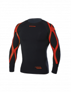 Errea, Technisch onderhemd MIZAR SHIRT L/S AD BLACK-RED -  Active Tense 3D underwear 