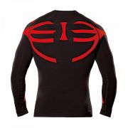 Errea, Technisch onderhemd MIZAR SHIRT L/S AD BLACK-RED -  Active Tense 3D underwear 