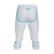 Errea, Technische undershort 3/4 caleyo Bianco-cyan -  Active Tense 3D underwear 