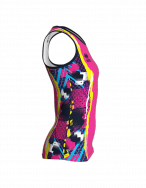 Errea, PAMELA WOMAN FUXIA FLUO SLEEVELESS PADEL TENNIS VEST Fuxia-fluo - PADEL lijn