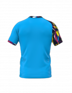 Errea, PADDY PADEL TENNIS SHIRT SHORT SLEEVES ROUND NECK MAN Cyan - PADEL lijn