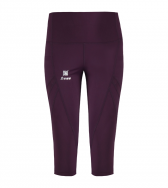 Zeusport, PANT 3/4 DYANA Bordeaux  - Fitnesskleding